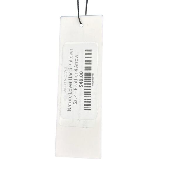 Feather 4 Arrow Nature Lover Hacci Pull Over in size 4 Boys Kids Outdoor NWT!! - Picture 4 of 6